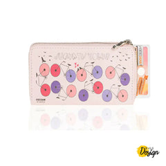 BiggDesign Bicycle Patterned Pink Wallet